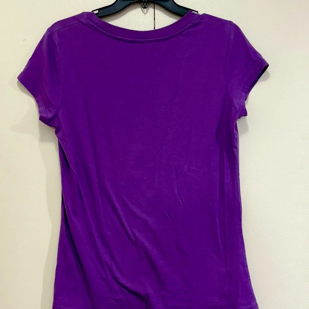 Purple Graphic Tee - Beauty and Brains - Picture 5 of 5